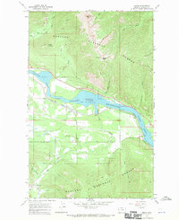 Download a high-resolution, GPS-compatible USGS topo map for Heron, MT (1970 edition)