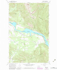 Download a high-resolution, GPS-compatible USGS topo map for Heron, MT (1984 edition)