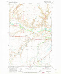 Download a high-resolution, GPS-compatible USGS topo map for Herron Park, MT (1973 edition)
