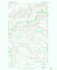 Download a high-resolution, GPS-compatible USGS topo map for Hewitt Lake SW, MT (1971 edition)