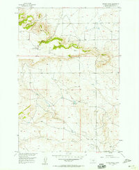 Download a high-resolution, GPS-compatible USGS topo map for Hickson Ranch, MT (1957 edition)