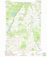 Download a high-resolution, GPS-compatible USGS topo map for Hidden Lake Bench, MT (1988 edition)