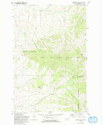 Download a high-resolution, GPS-compatible USGS topo map for Highwood Baldy, MT (1983 edition)