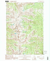 Download a high-resolution, GPS-compatible USGS topo map for Hilgard Peak, MT (1989 edition)