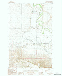 Download a high-resolution, GPS-compatible USGS topo map for Hinsdale NW, MT (1984 edition)