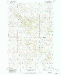 Download a high-resolution, GPS-compatible USGS topo map for Hodges, MT (1982 edition)