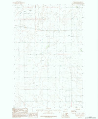 Download a high-resolution, GPS-compatible USGS topo map for Hogeland SE, MT (1984 edition)