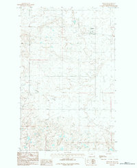 Download a high-resolution, GPS-compatible USGS topo map for Hogeland, MT (1984 edition)