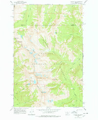 Download a high-resolution, GPS-compatible USGS topo map for Holland Peak, MT (1978 edition)