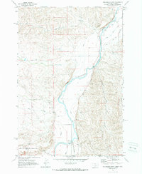 Download a high-resolution, GPS-compatible USGS topo map for Hollenbeck Draw, MT (1972 edition)