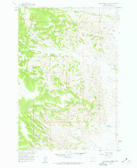 preview thumbnail of historical topo map of Rosebud County, MT in 1958