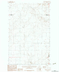 Download a high-resolution, GPS-compatible USGS topo map for Homestead NW, MT (1983 edition)