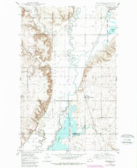 Download a high-resolution, GPS-compatible USGS topo map for Homestead, MT (1989 edition)