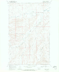 Download a high-resolution, GPS-compatible USGS topo map for Hoodoo Hill, MT (1972 edition)