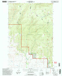 Download a high-resolution, GPS-compatible USGS topo map for Hoover Spring, MT (1997 edition)