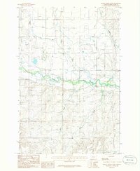 Download a high-resolution, GPS-compatible USGS topo map for Hopley Creek South, MT (1986 edition)