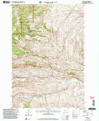 Download a high-resolution, GPS-compatible USGS topo map for Hoppers, MT (2005 edition)
