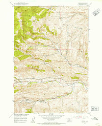 Download a high-resolution, GPS-compatible USGS topo map for Hoppers, MT (1953 edition)