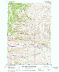 Download a high-resolution, GPS-compatible USGS topo map for Hoppers, MT (1981 edition)