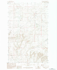 Download a high-resolution, GPS-compatible USGS topo map for Hornbeck Lake, MT (1984 edition)