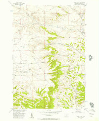 Download a high-resolution, GPS-compatible USGS topo map for Horse Butte, MT (1957 edition)