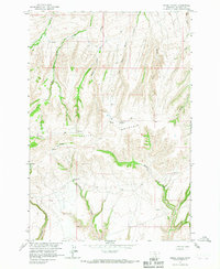 Download a high-resolution, GPS-compatible USGS topo map for Horse Coulee, MT (1967 edition)