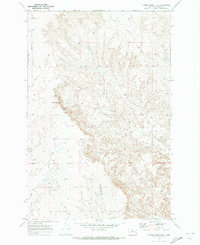 Download a high-resolution, GPS-compatible USGS topo map for Horse Creek Hill, MT (1973 edition)
