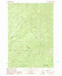 Download a high-resolution, GPS-compatible USGS topo map for Horse Creek Pass, MT (1991 edition)
