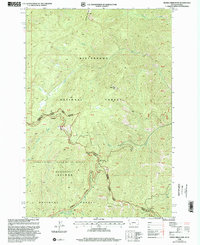 Download a high-resolution, GPS-compatible USGS topo map for Horse Creek Pass, MT (2002 edition)