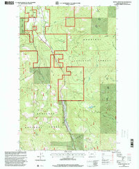 Download a high-resolution, GPS-compatible USGS topo map for Horse Mountain, MT (2000 edition)