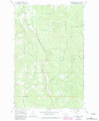 preview thumbnail of historical topo map of Lincoln County, MT in 1966