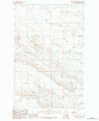 Download a high-resolution, GPS-compatible USGS topo map for Horse Pasture Coulee, MT (1984 edition)