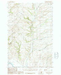 Download a high-resolution, GPS-compatible USGS topo map for Horseshoe Creek, MT (1987 edition)