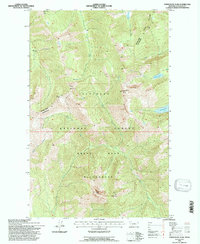 Download a high-resolution, GPS-compatible USGS topo map for Horseshoe Peak, MT (1997 edition)