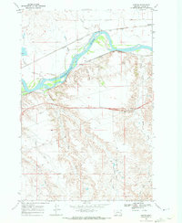 Download a high-resolution, GPS-compatible USGS topo map for Horton, MT (1972 edition)