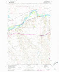 Download a high-resolution, GPS-compatible USGS topo map for Horton, MT (1980 edition)