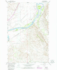 Download a high-resolution, GPS-compatible USGS topo map for Hoyt, MT (1985 edition)