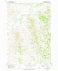 Download a high-resolution, GPS-compatible USGS topo map for Huckins School, MT (1973 edition)