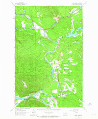 Download a high-resolution, GPS-compatible USGS topo map for Hungry Horse, MT (1964 edition)