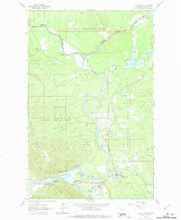 Download a high-resolution, GPS-compatible USGS topo map for Hungry Horse, MT (1975 edition)