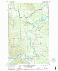 Download a high-resolution, GPS-compatible USGS topo map for Hungry Horse, MT (1983 edition)
