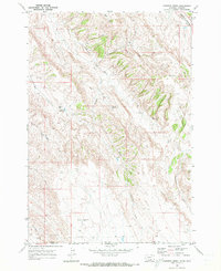 Download a high-resolution, GPS-compatible USGS topo map for Hunters Creek, MT (1973 edition)