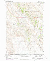 Download a high-resolution, GPS-compatible USGS topo map for Hunters Creek, MT (1980 edition)