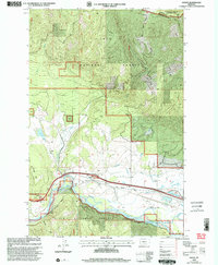 Download a high-resolution, GPS-compatible USGS topo map for Huson, MT (2003 edition)