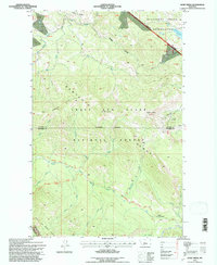 Download a high-resolution, GPS-compatible USGS topo map for Hyde Creek, MT (1997 edition)