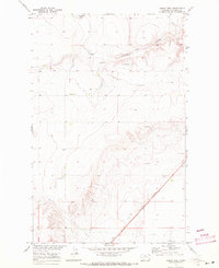 Download a high-resolution, GPS-compatible USGS topo map for Ihmsen Well, MT (1972 edition)