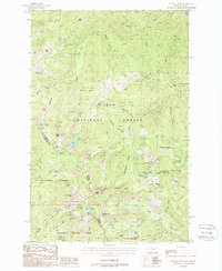 Download a high-resolution, GPS-compatible USGS topo map for Illinois Peak, MT (1988 edition)