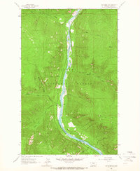 Download a high-resolution, GPS-compatible USGS topo map for Inch  Mountain, MT (1966 edition)