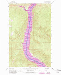 Download a high-resolution, GPS-compatible USGS topo map for Inch  Mountain, MT (1984 edition)