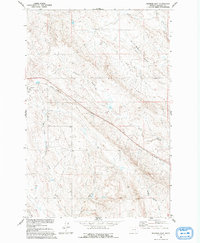 Download a high-resolution, GPS-compatible USGS topo map for Ingomar East, MT (1983 edition)